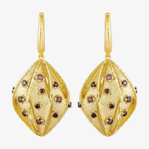 Elegant Gemstone Bridal Earrings